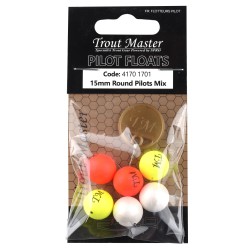 ROUND PILOTS MIX 15MM TROUT MASTER