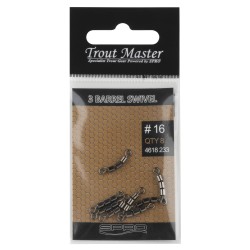 3 BARREL SWIVEL _16 TROUT MASTER