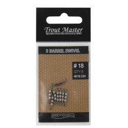 3 BARREL SWIVEL _20 TROUT MASTER