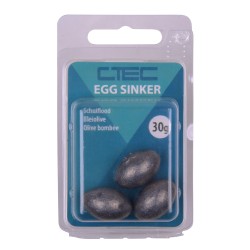 EGG SINKER 10G C-TEC COARSE