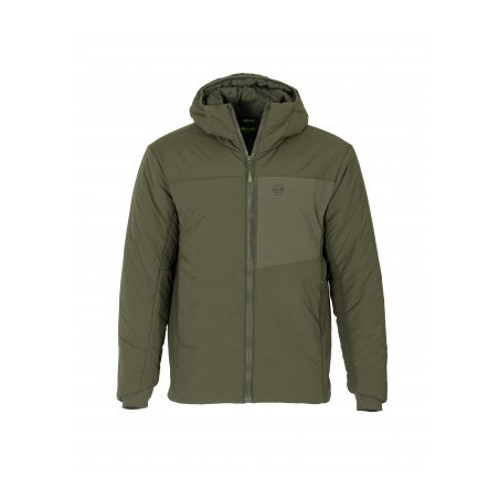 INSULATED HOODED JACKET DARK OLIVE L KORDA