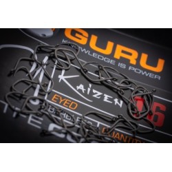 KAIZEN EYED HOOK SIZE 10 (BARBLESS/EYED) GURU