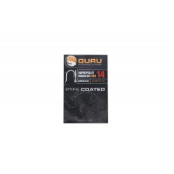 SUPER PELLET WAGGLER HOOK SIZE 16 (BARBLESS/EYED) GURU