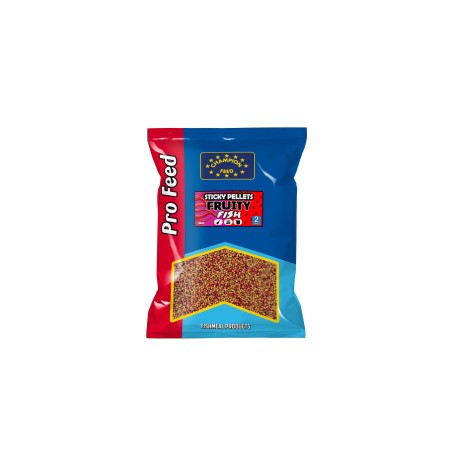 STICKY PELLETS 2MM FRUITY FISH 650 GR