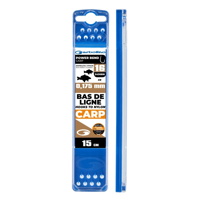 BAS DE LIGNE MONTES COMPETITION POWER BEND CARP 0.17MM H14 GARBOLINO