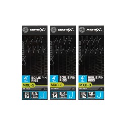 MXC-3 SIZE 12 BARBLESS / 0.20MM / 4" (10CM) / BOILIE PIN - 8PCS