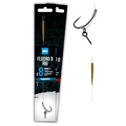 BAS DE LIGNE FLUORO D RIG FANG X 20LB T6 FLUOROLINK MICRO BARB NASH