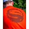 T-SHIRT GLITCH RED TEE LARGE GURU