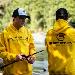 SWEAT A CAPUCHE YELLOW XXL SPORTEX