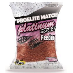 AMORCE GROUNBAITS PLATINIUM SERIES RED FEEDER 1KG PROELITE BAITS