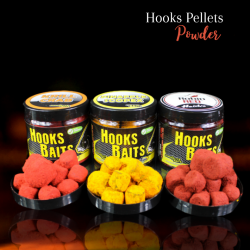 HOOK PELLETS POWDER DIPS 14/20MM MELON PEACH 100G PROELITE