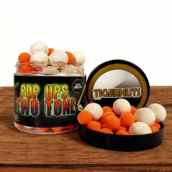 FLUOR POP UP TWO TONE 14/20MM TIGERNUTS 60G PROELITE BAITS