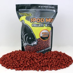 SPOD MIX 8MM PELLETS KRILL CRAB 1.8KG PROELITE BAITS