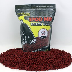 SPOD MIX 8MM PELLETS ROBIN RED 1.8KG PROELITE BAITS