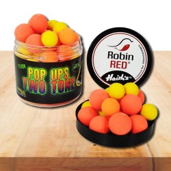 FLUOR POP UP TWO TONE 14/20MM ROBIN RED 60G PROELITE BAITS