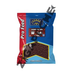 STICKY PELLETS 2MM WORM 650 GR CHAMPION FEED