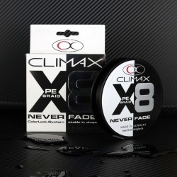 TRESSE 8X NEVERFADE BRAID BLACK SB 135M 0.20MM CLIMAX