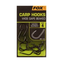 FOX CARP HOOKS - WIDE GAPE - SIZE 2 FOX
